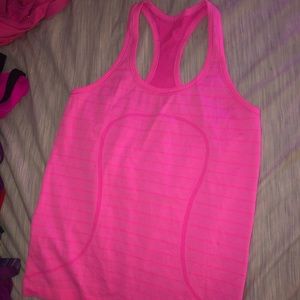 Hot pink Lululemon Tank